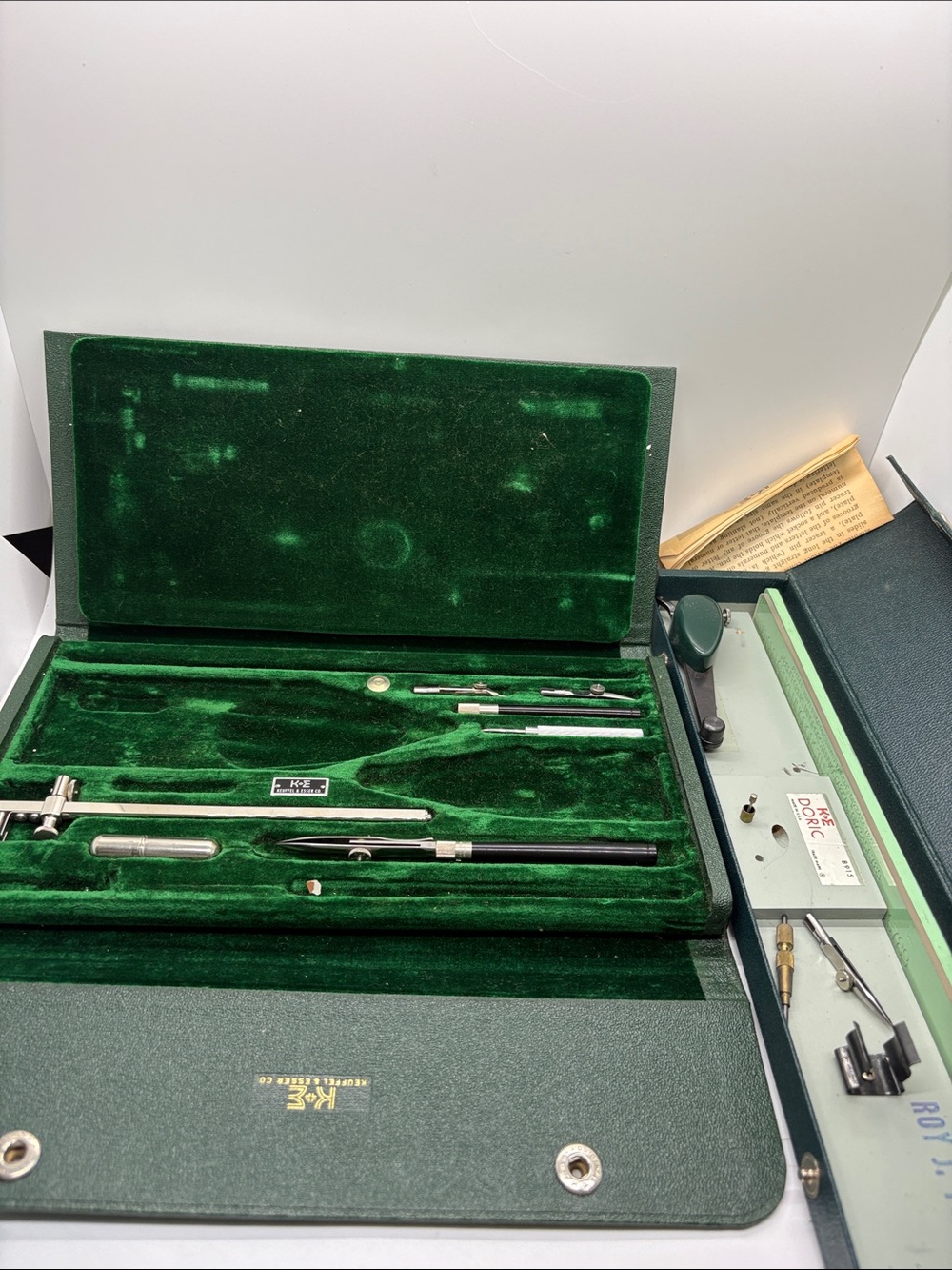 K E Vintage Lettering Drafting Sets Incomplete Sets